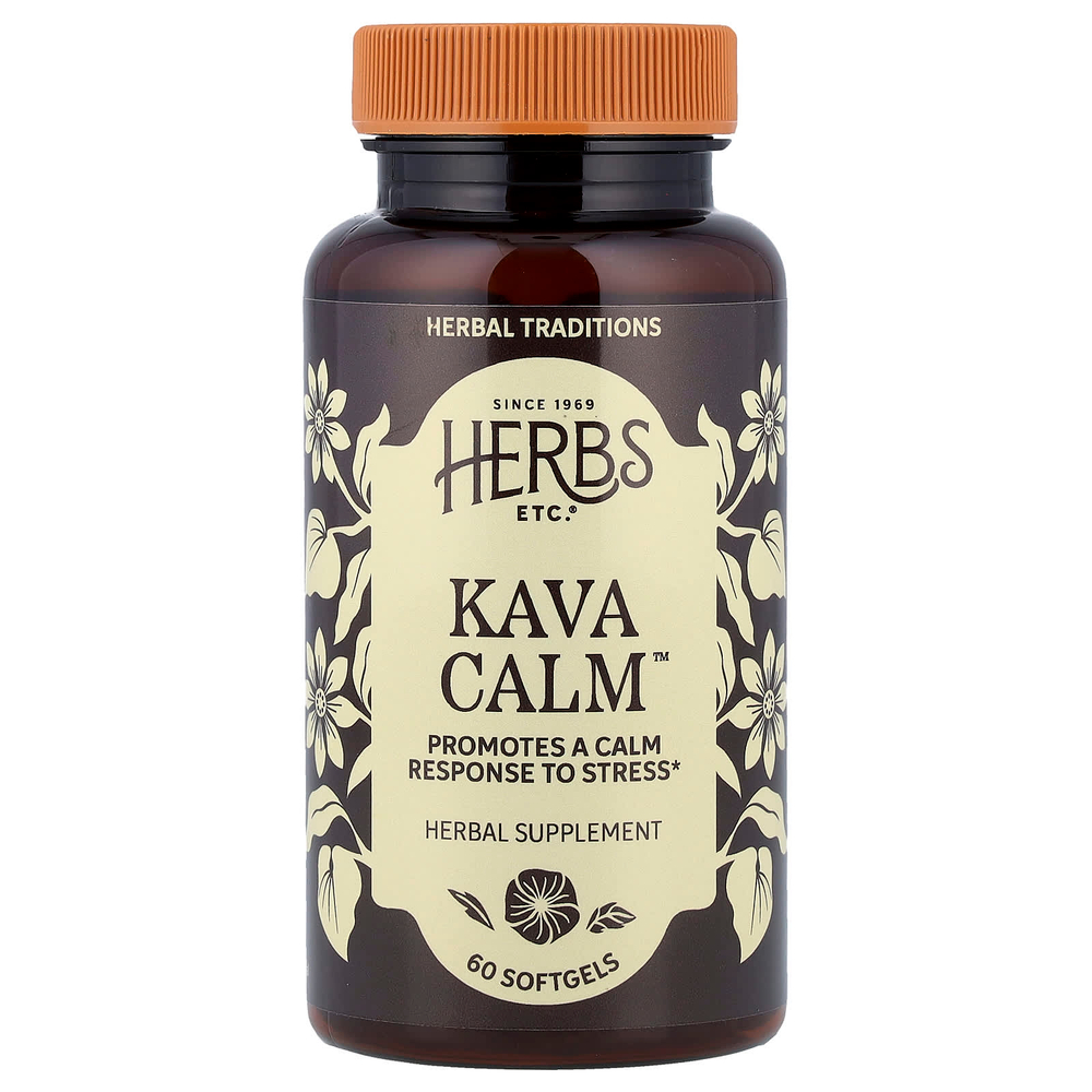 Herbs Etc., Kava Calm™, 60 капсул