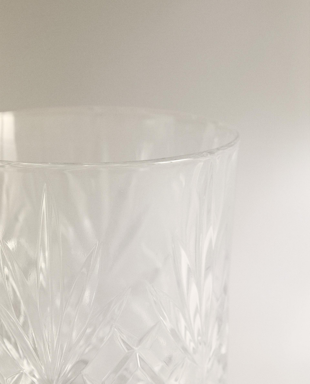 Zara Home стакан из стекла, цвет прозрачный, 9.4 см