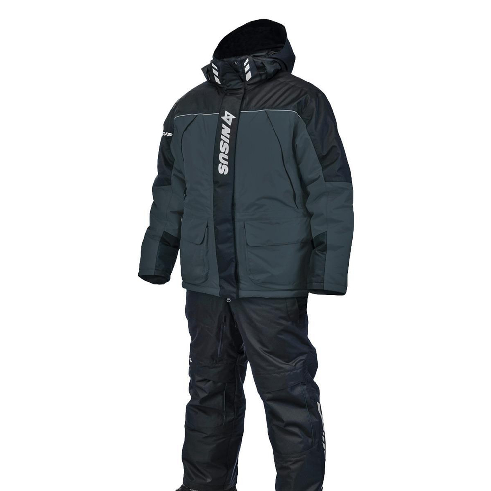 Костюм зимний рыболовный CASTOR, цв.серый, р.XL, 15/15 К, Шелтер до -50С (T-KSC-XL-52/176G) NISUS