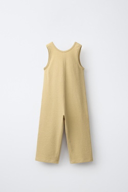ZARA ОДНОТОННЫЙ КОМБИНЕЗОН, ГОРЧИЧНЫЙ