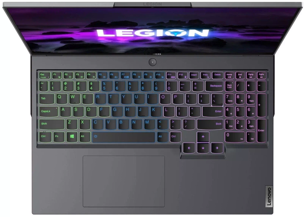 Ноутбук Lenovo Legion 5 Pro 16ACH6 (82JS0006RK) 16"(2560x1600)IPS/ Ryzen 5-5600H(3.3ГГц)/ 16Гб/ 512Gb SSD/ GeForce RTX 3050 4Гб/ нет DVD/ Без ОС/ Серый