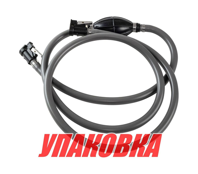 Шланг топливный d8.5/D14 мм с грушей и топливными переходниками OMC/Suzuki (упаковка из 10 шт.)