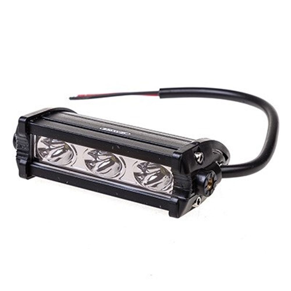 Фара светодиодная дополнительная 3 SMD 18W, 12/24V, 6000K  105*30*50 мм (прямоугольная) дальний (SKYWAY)