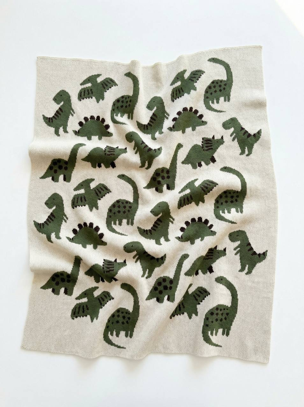 Плед Дино Паттерн из 100% хлопка