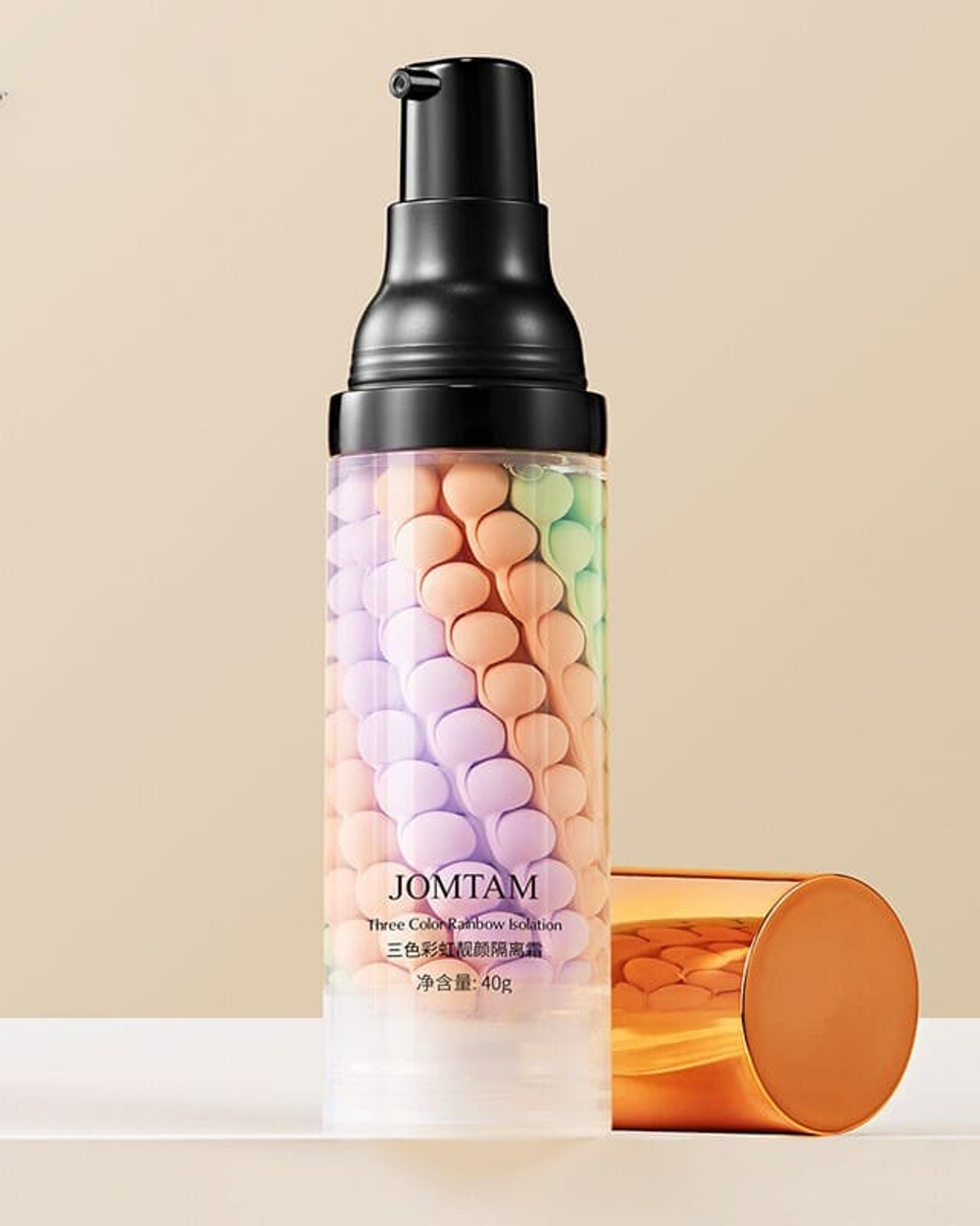 Трёхцветная выравнивающая база под макияж, 40г