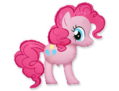 Шар фольга Фигура Пони Пинки Пай 32"/81см с гелием