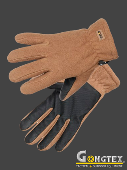 Перчатки Gongtex флисовые 3M Thinsulate Tactical Gloves (Койот)