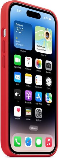 Чехол Apple MagSafe для iPhone 14 Pro, силикон, (PRODUCT)RED