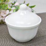 PARS OPAL TIDAL Сахарница 300мл с крышкой, белая