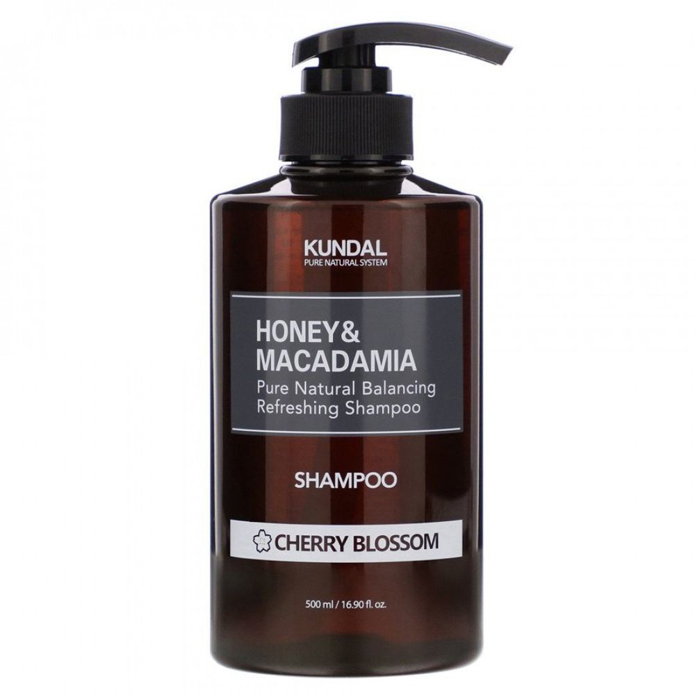 Kundal Honey &amp; Macadamia Shampoo Cherry Blossom парфюмированный шампунь с маслом макадамии &quot;Цветок Вишни&quot;