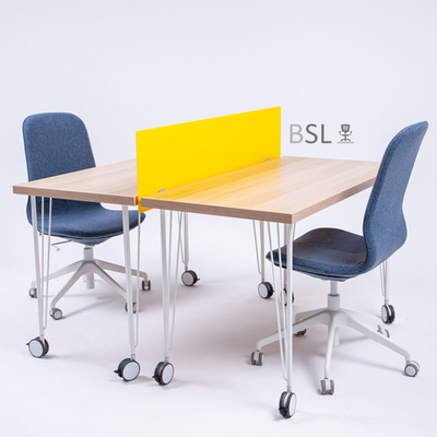 Экран на струбцинах №05 (серые) желтый "глухой"