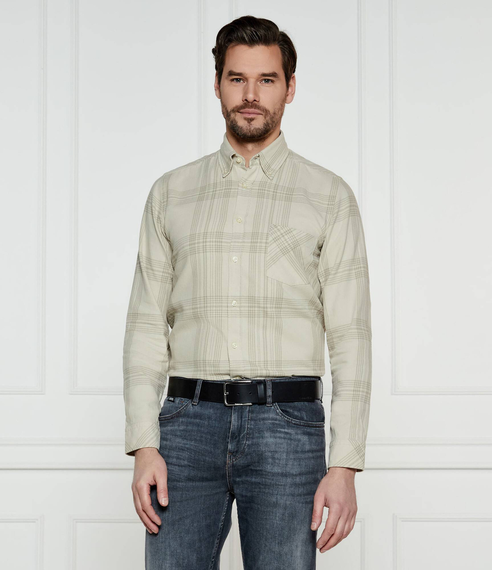 Рубашка Rickert_M BOSS ORANGE - бежевый(50530843)