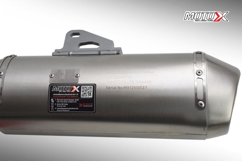 new Moto-X Full Exhaust System for Honda CRF300L-RALLY300 (2021-up)