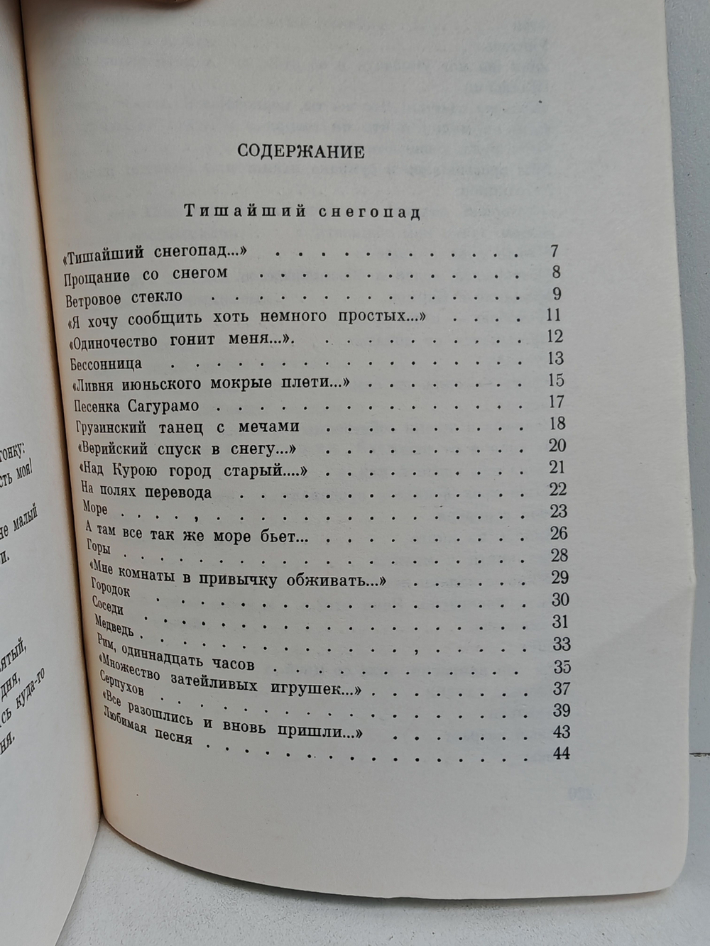 Тишайший снегопад. Стихи