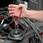 Прецизионные щипцы для стопорных колец черненая 225 мм Knipex 48 11 J3 SB