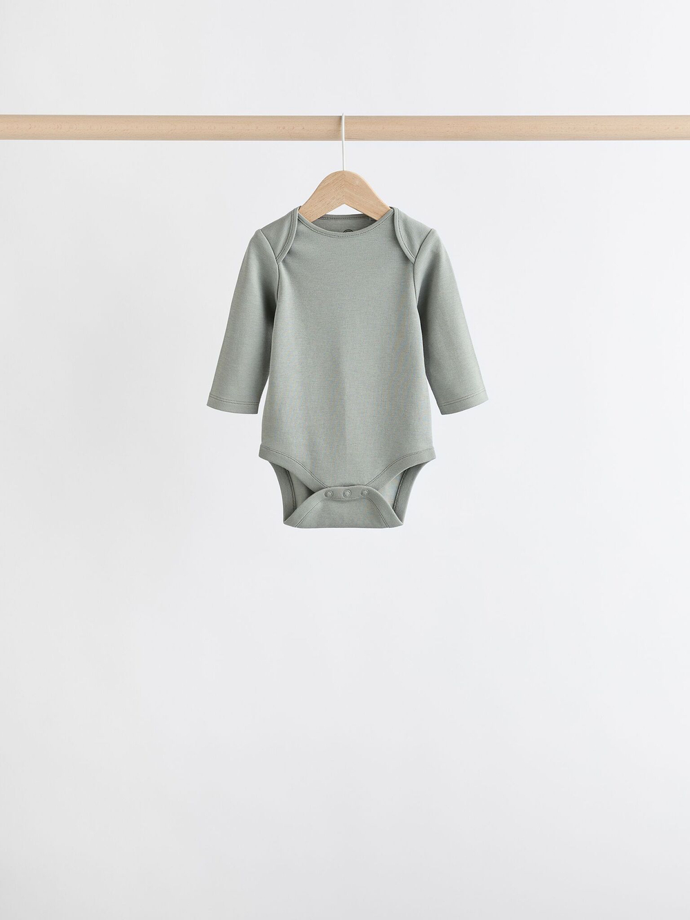 Боди с длинным рукавом для малышей Next K79-684, 5 шт., Синий, Хаки, Серый