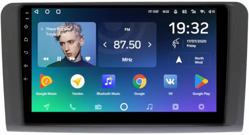 Магнитола для Mercedes-Benz GL (X164), ML (W164) 2005-2012 (рамка матовая) - Teyes CC2 PLUS монитор 9" QLED, Android 10, Быстрая, SIM-слот