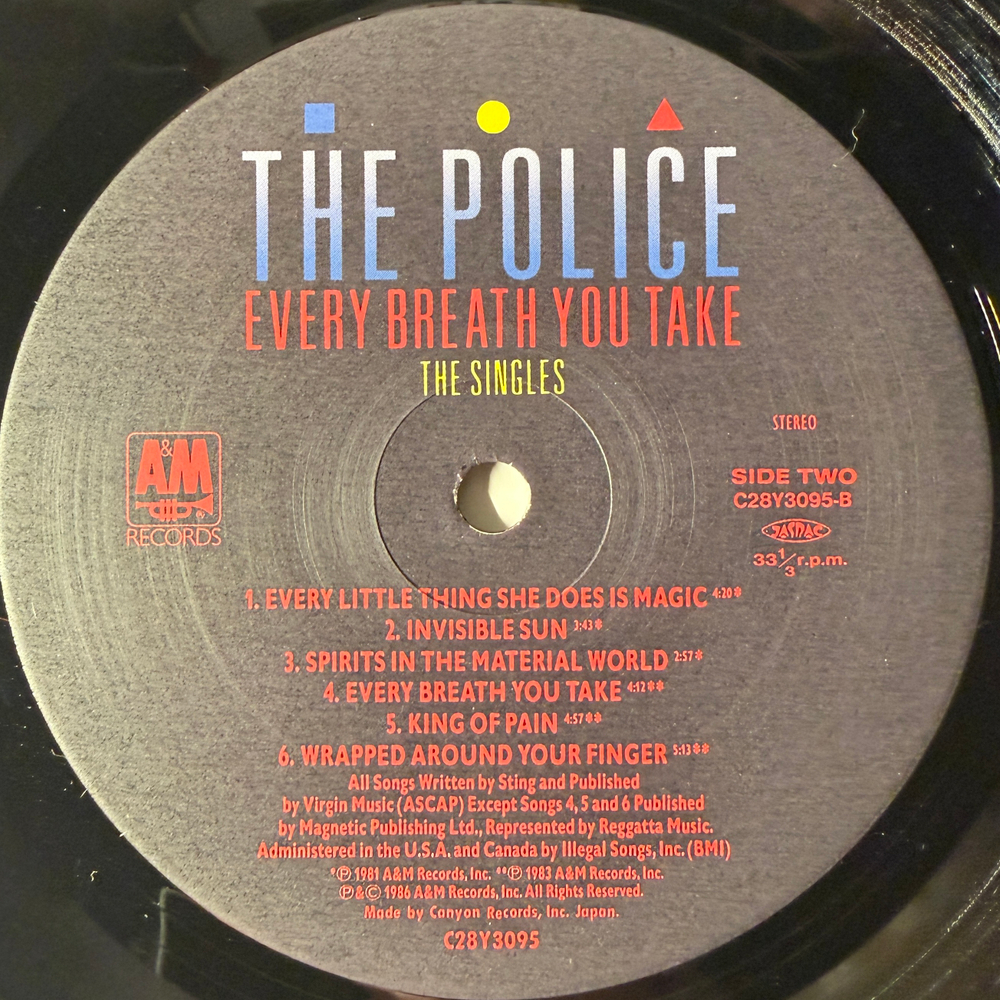 The Police – Every Breath You Take (Япония 1986г.)