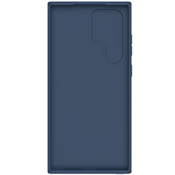 Чехол темно-синего цвета (Midnight Blue) от Nillkin для Samsung Galaxy S23 Ultra, серия CamShield Silky Silicone, шелковистое силиконовое покрытие