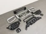Серебряная дуга переднего бампера и воздухозаборники для Mercedes-Benz G63 AMG 2024+ W465 Гелик кенгурятник защита бампера