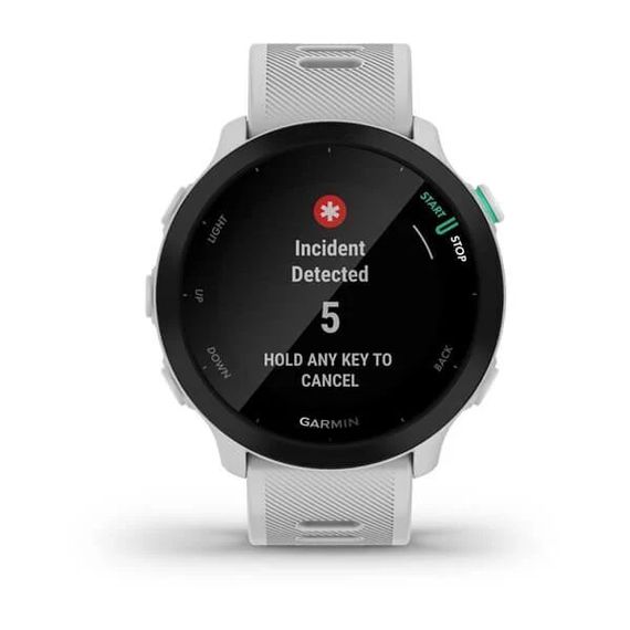 Garmin Forerunner 55 — белые умные часы с GPS для бега