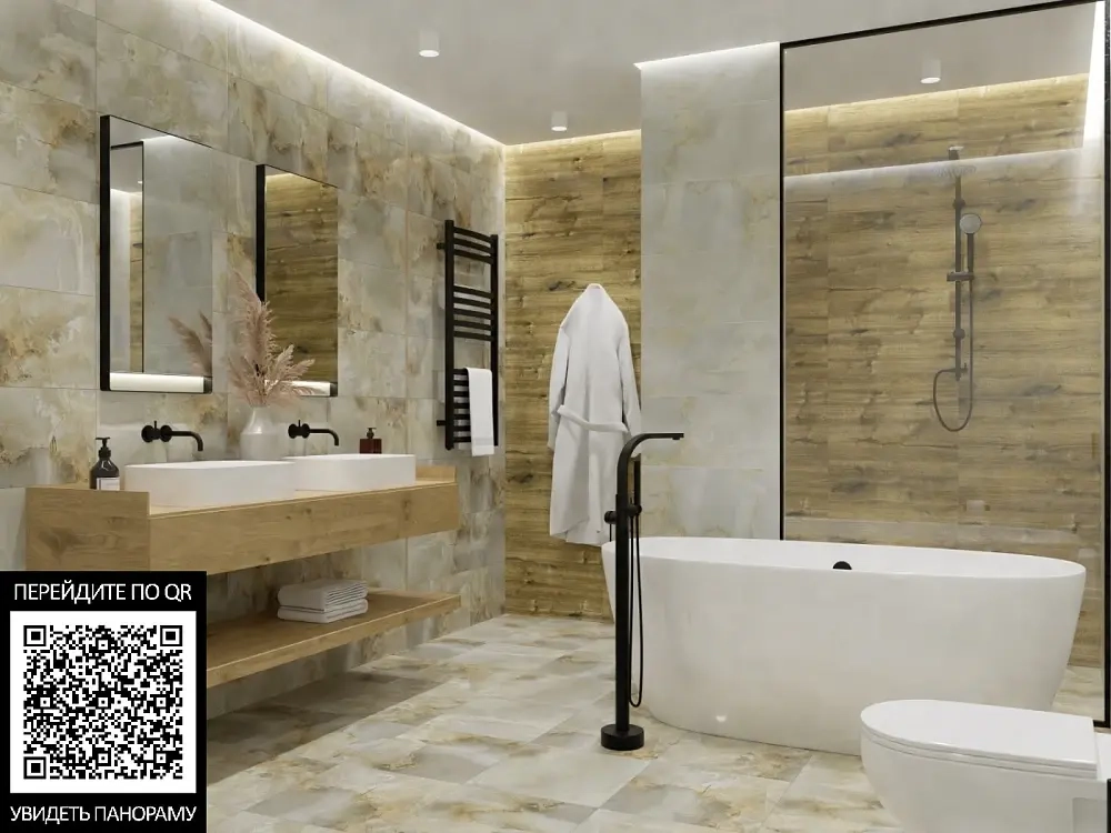 Плитка напольная Тянь-Шань Леандр Серый 45x45 см (TP453667D)