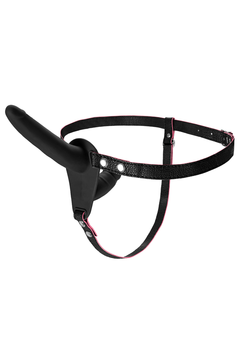 Страпон на креплении Black&Red черный 24 см