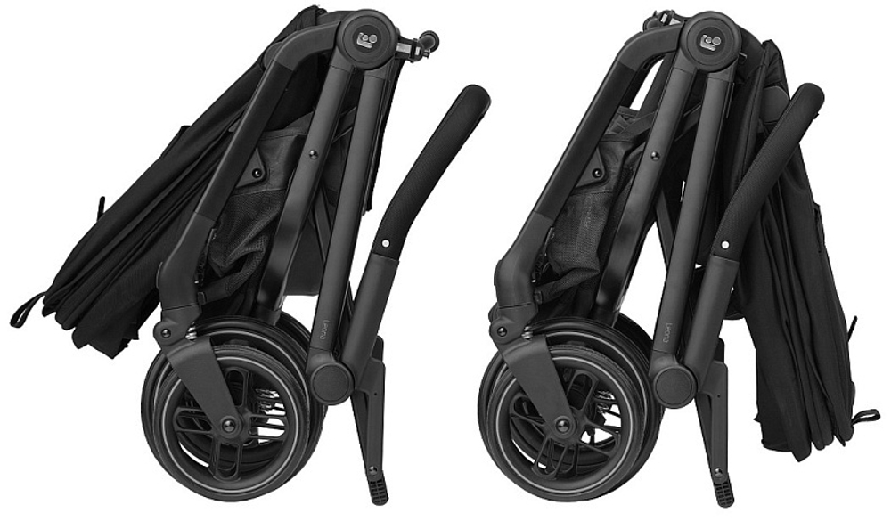 Детская коляска Maxi-Cosi Leona2 Oria 3 в 1 с автокреслом CabrioFix Select grey 1204390110 Twillic Black/1507672111 Essential Black