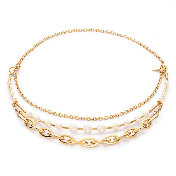 Колье-трансформер 4-in-1 Coeur de Lion White-Gold 1110/10-1416