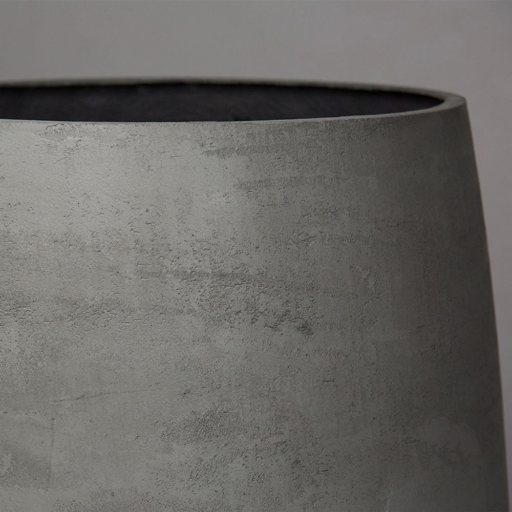 Кашпо CRATER SMOKEY BLUE D30 H24