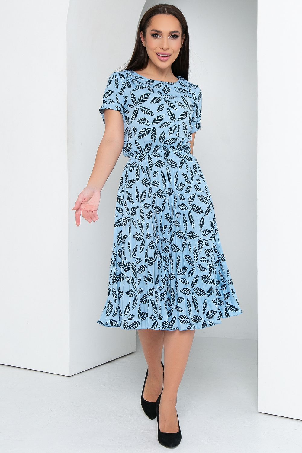 Платье Эмили (гофре, фантазия) Diolche (Акция)