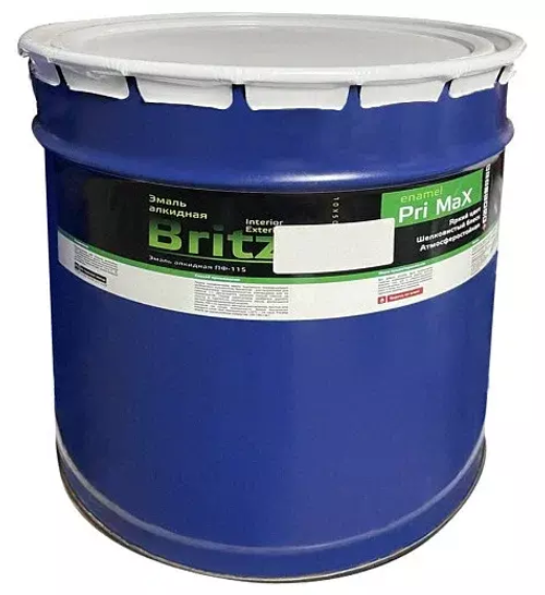 Краска Эмаль ПФ- 115 (20кг). Красно-коричневая.