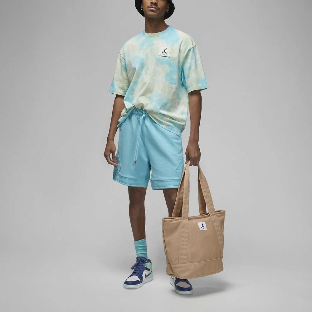 Футболка оверсайз Jordan Tie Dye, голуб.