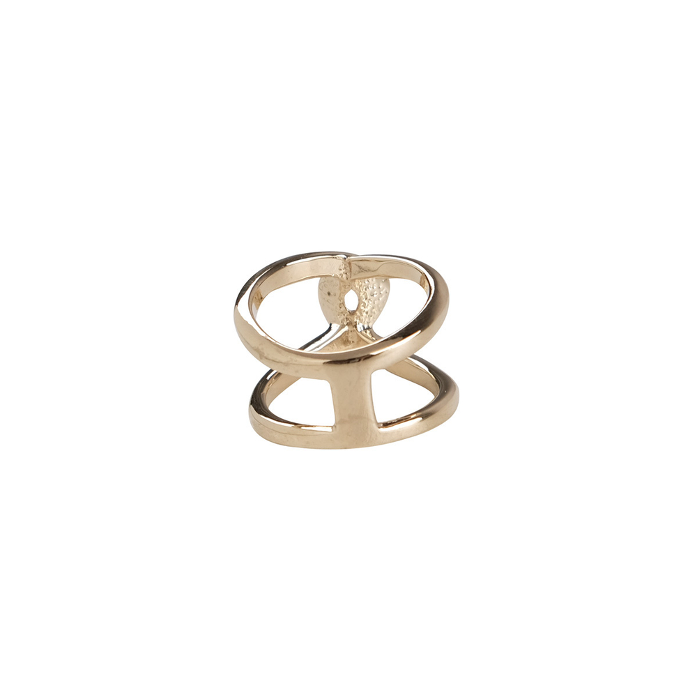 "Тауц" кольцо в золотом покрытии из коллекции "Этюд" от Jenavi