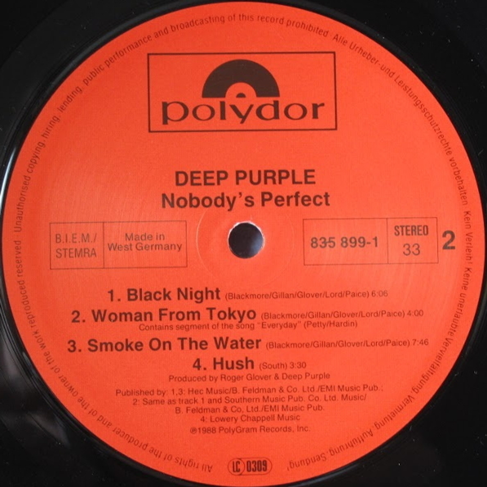 Deep Purple / Nobody's Perfect (2LP)