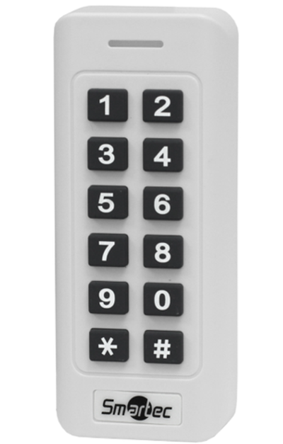 ST-PR022EK-WT Считыватель EM с клавиатурой, белый, интерфейс Wiegand