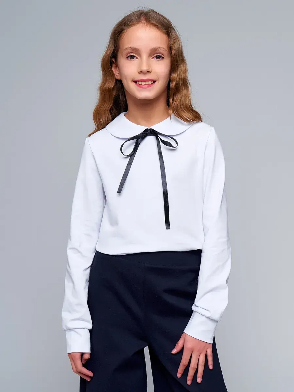 Блузка для девочки школьная