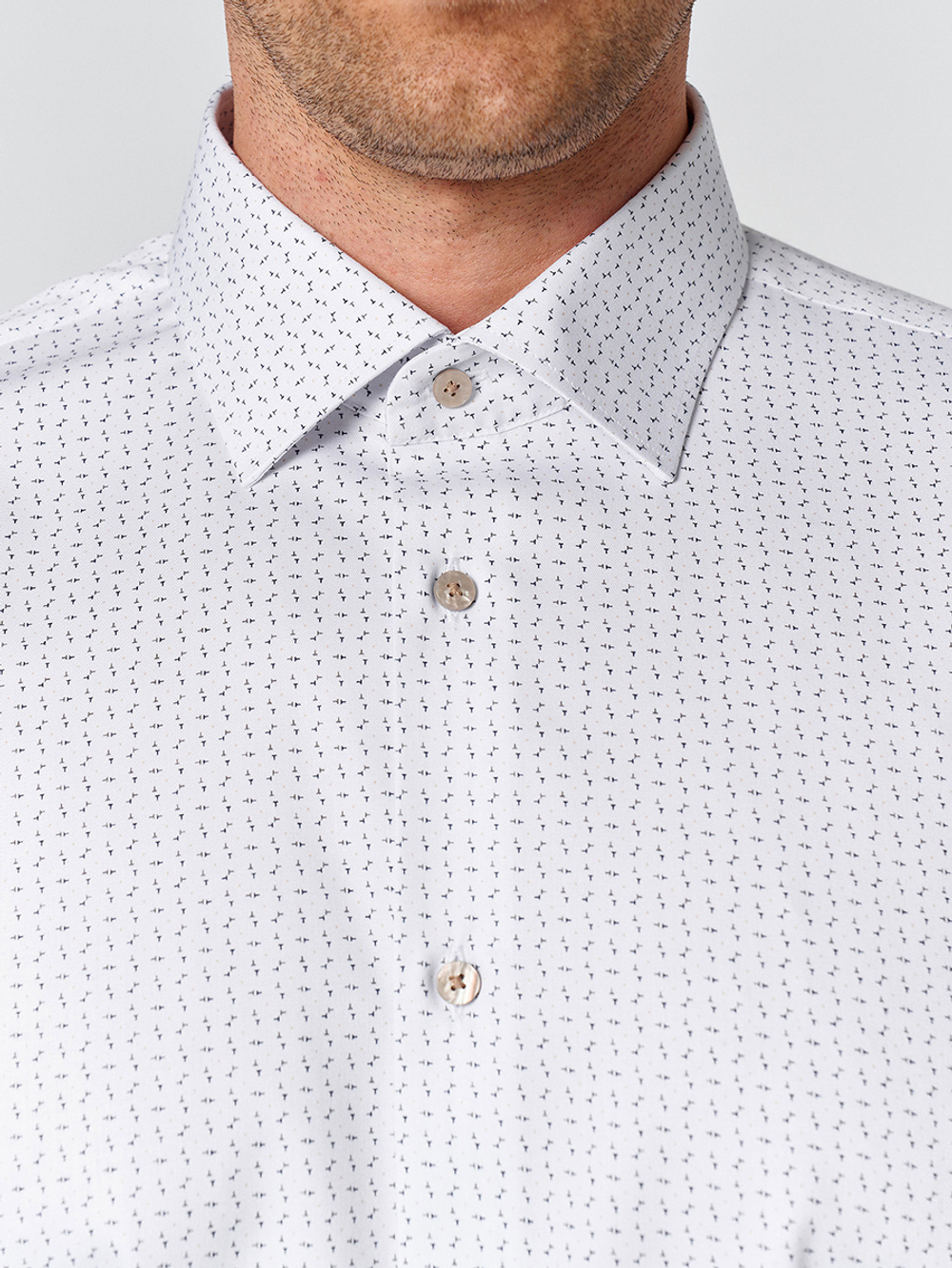 Сорочка мужская VESTER НОВИНКА, длинный рукав, бамбуковое волокно 54318 13