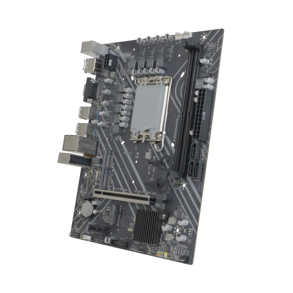 Материнская плата BaseTech B760M-K D4, Socket1700, mATX, Retail, 2xDDR4, PCIe5.0, 2xM.2, GLAN, M.2 WiFi, 2xPS/2, 4xUSB2, 6xUSB3, VGA, HDMI, DP (BT-B760M-K-D4)