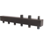 ROMMER Стальной распределительный коллектор на 3 отопительных контура 1 1/4"x1"
