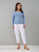 Лонгслив ЛНкл-080/небесный