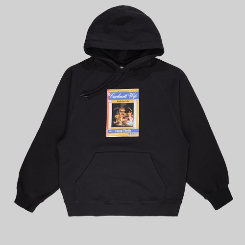Толстовка мужская Carhartt WIP Cheap Thrills Hooded артикул:I032864_black - купить в магазине Дайс