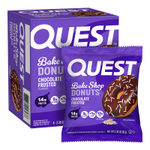 Quest Nutrition, Bake Shop Пончики, в шоколадной глазури, 4 пончика по 67 г (2,36 унции)