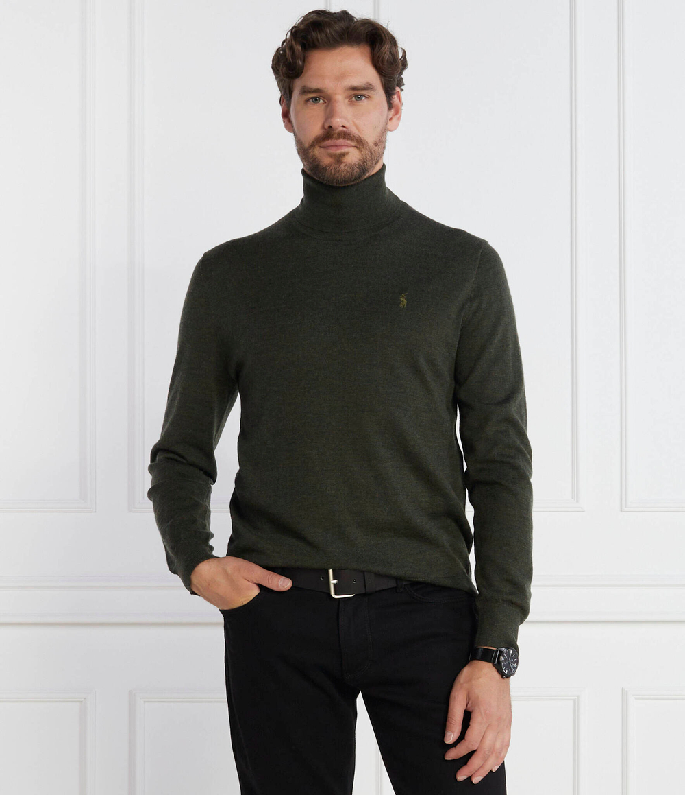 Хлопковый гольф POLO RALPH LAUREN - хаки(710876851)