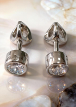 Ювелирные серьги из серебра 925 пробы