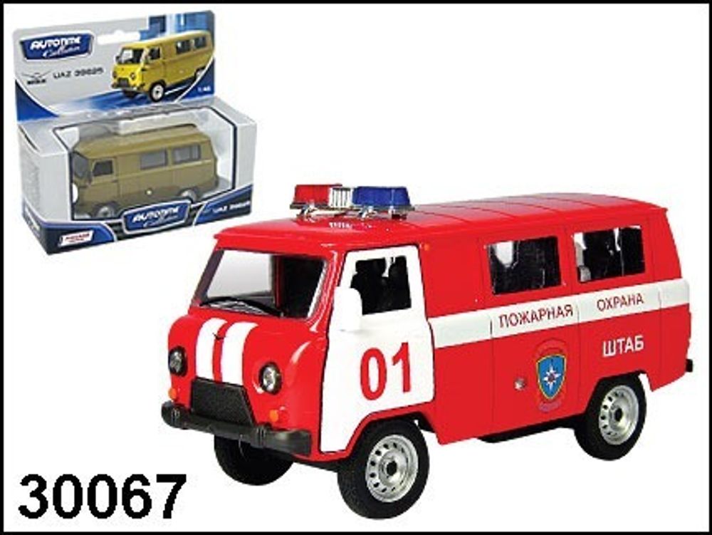 Купить Детская Машинка  UAZ-39625 Пожарная Охрана 1:43 .
