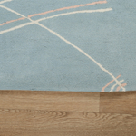 Ковер ручной работы из хлопка светло-серого цвета, 160х230 см