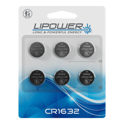 Литиевая батарейка CR1632, 3V, 135 mAh, 6 шт