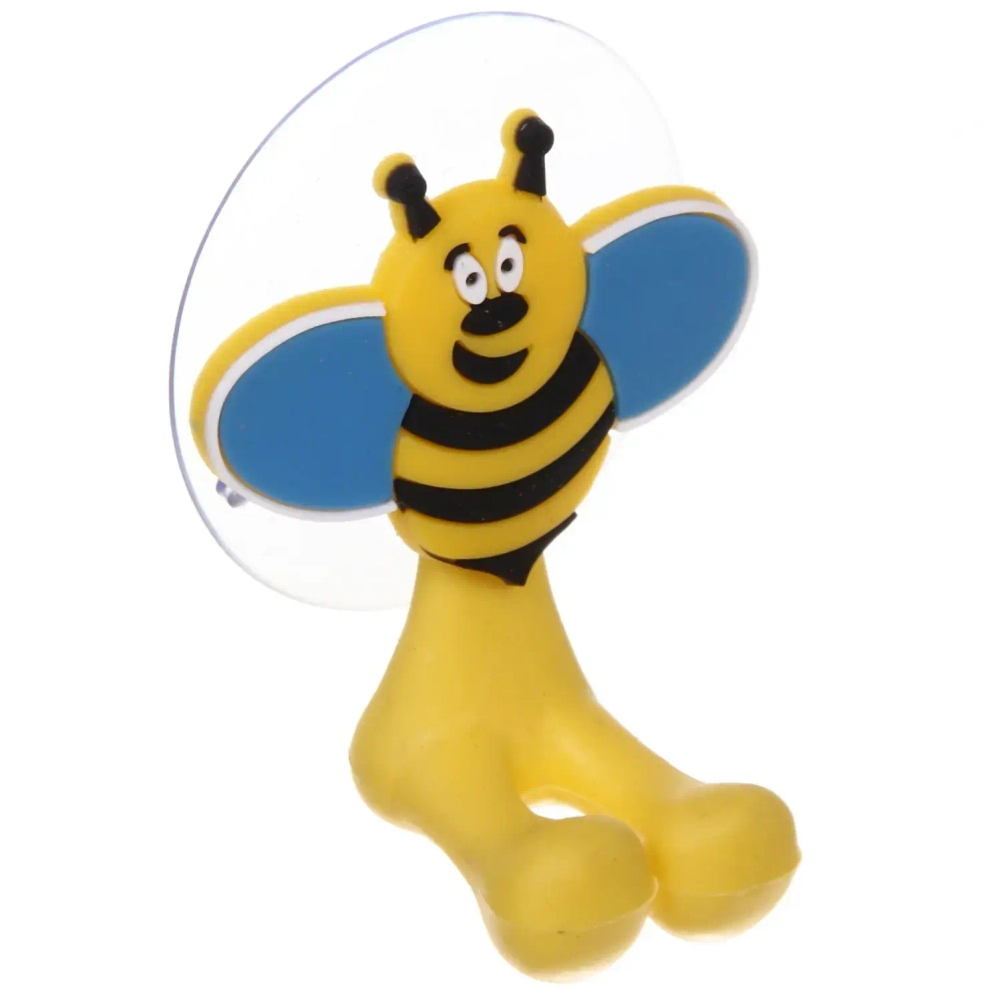 Держатель для зубной щетки на присоске «Пчелка» 4,5*3,5*6,5см