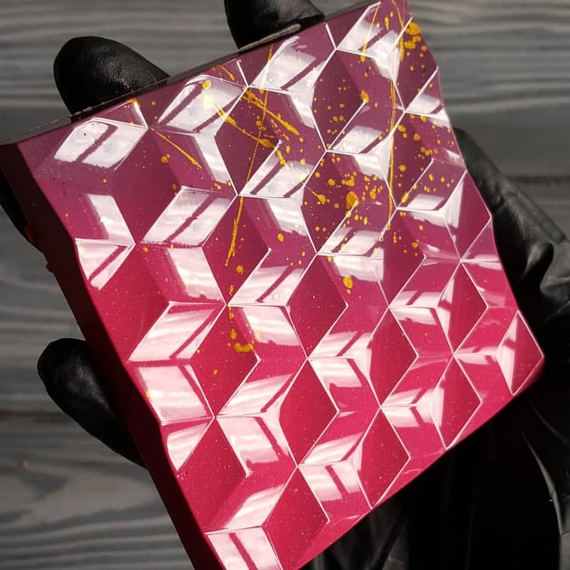 473 | Форма для шоколадных плиток &quot;Иллюзия&quot; (275*135 мм)